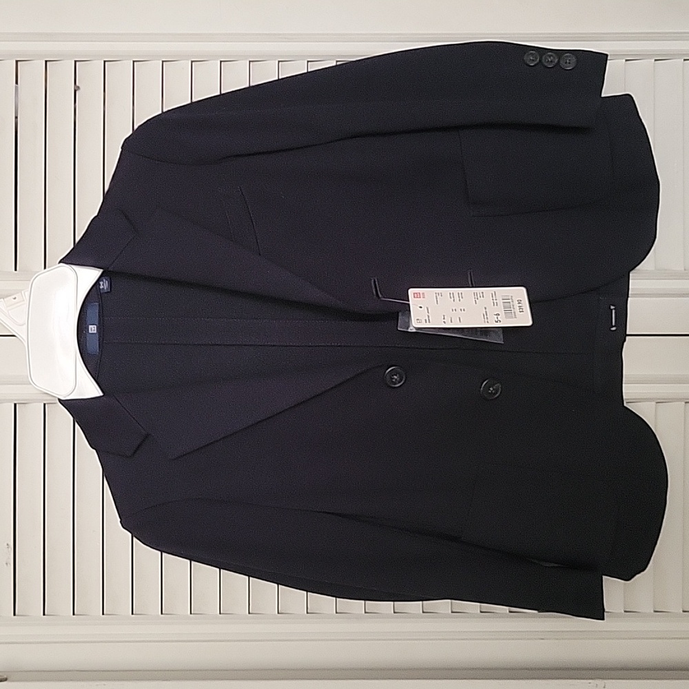 NWT Uniqlo Kids Navy Coat 5-6